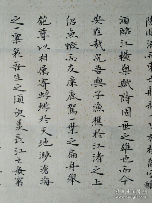 李明成小楷精品,苏轼前赤壁赋